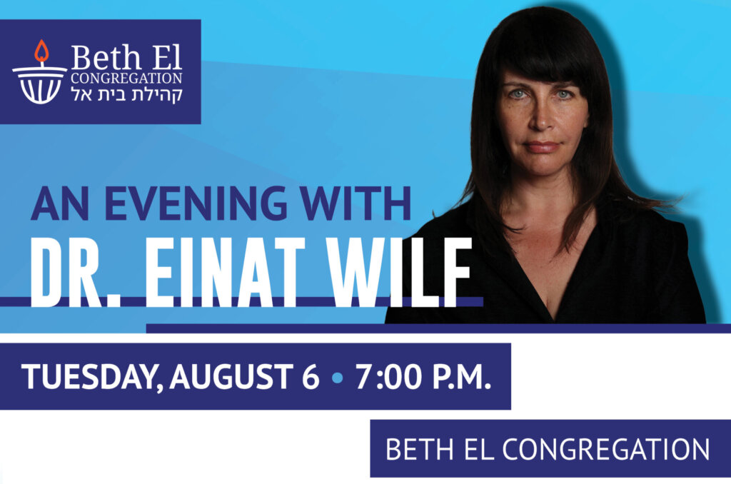 An Evening With Dr. Einat Wilf